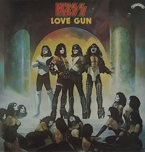 Kiss Love Gun - Red Vinyl UK vinyl LP album (LP record) (16867)